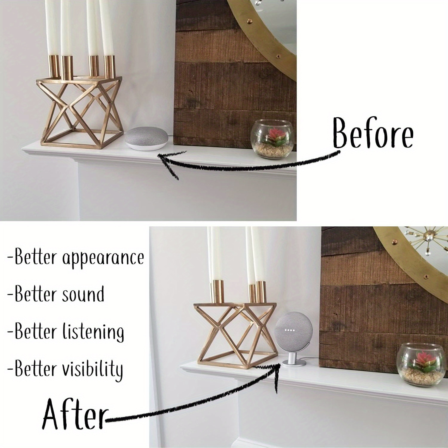 Smart Speaker Display Stand Ho - Google Speaker Nest Mini ulasan dan harga